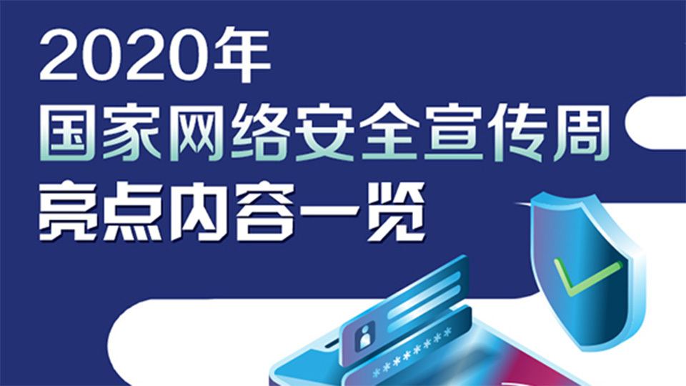 圖解：2020年國家網(wǎng)絡安全宣傳周亮點內(nèi)容一覽