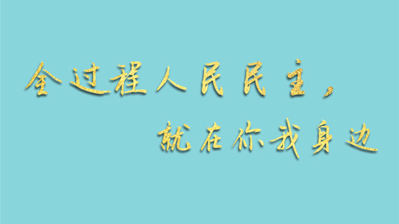 兩會(huì)手繪長(zhǎng)卷：全過(guò)程人民民主，就在你我身邊